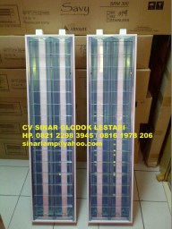 Kap Lampu RM 2 x 36W M4 SAVY Merk ARTOLITE Kap Lampu RM 2 x 36W M4 SAVY Merk ARTOLITE